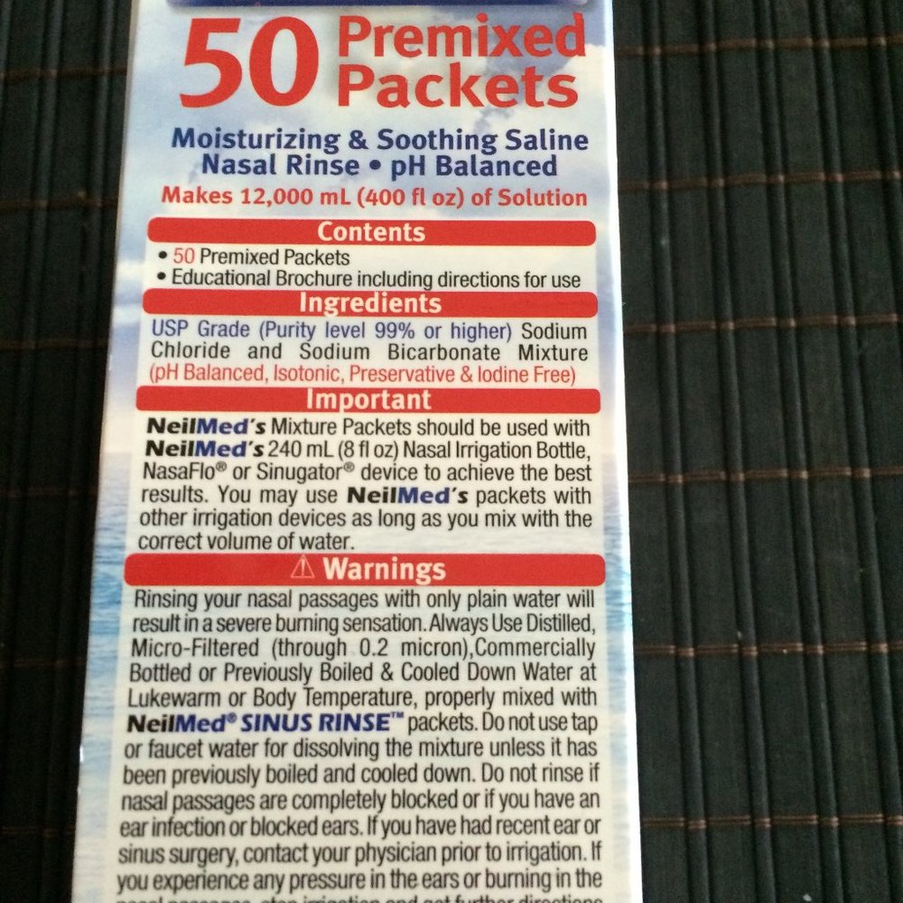 NEILMED SINUS RINSE - Picture 2 of 3